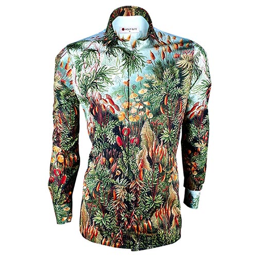 heren overhemd moss jungle print