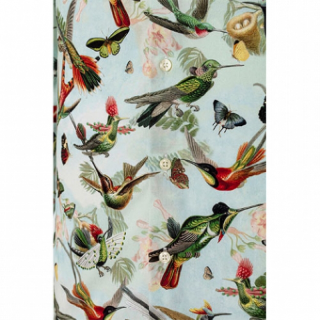 overhemd kolibries en vlinder print